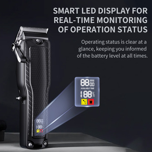 ชุดอุปกรณ์ตัดผมมืออาชีพแบบชาร์จไฟได้ พร้อมเครื่องโกนหนวดไร้สายสำหรับผู้ชาย ชุดตัดแต่งทรงผมและเครื่องเล็มขน - Product Image 2