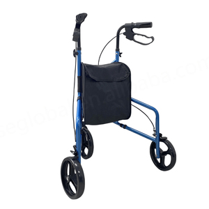 CA507 Factory Direct Sale Elderly & Disable Folding Rollator <b>Walker</b> <b>with</b> <b>Seat</b> Walking Aid - Product Image 2