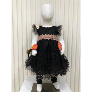 เดรสแฟชั่นสำหรับเด็กผู้หญิงปักลายลูกไม้หรูหราแฟชั่นใหม่คอกลมดีไซน์เสื้อรูปดอกไม้ดอกกุหลาบสำหรับเด็กผู้หญิงสำหรับฤดูใบไม้ผลิ - Product Image 2