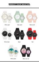 Montres de couple populaires, décontractées, étanches 50M, avec aiguilles lumineuses, à quartz