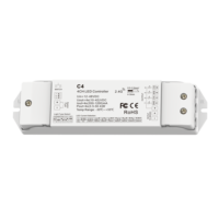 Contrôleur de courant continu led, variateur PWM CC, sans fil, à 4 canaux, CCT, rvb, RGBW, RF, 12V 24V 36V 48V 150-1200ma