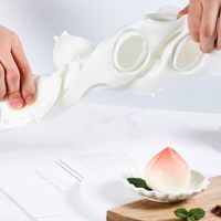 Perzik Siliconen Mal Voor Het Bakken Van Mousse Cake Fruit Frans Dessert Pudding Jelly Ijs Cake Decoratie 3d Perzik Siliconen Mal