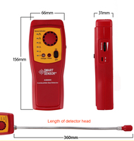 Détecteur de fuite de gaz inflammable rechargeable SMART SENSOR AS8800, produit efficace pour les analyseurs de gaz