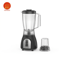 Blender de table électrique Deluxe 350W 1,5L, lame en acier inoxydable étanche, pour jus de fruits, smoothies, usage domestique et hôtelier