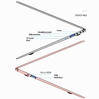 Ordinateur portable fin et léger de 14 pouces, tout neuf, 2025, écran IPS, processeur Intel Celeron N3450, SSD 1 To, anglais, Royaume-Uni, garantie 1 an, bureau professionnel