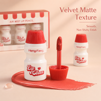 Gloss à lèvres mat velours, maquillage à texture douce et mate, teinte à lèvres, vente en gros, marque privée, OEM, ODM, ensemble de rouges à lèvres liquides mats