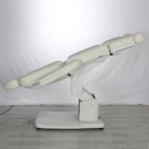 Camilla de Masaje Eléctrica Ajustable BonnieBeauty, Estilo Europeo Moderno, con Estructura Metálica y Tapicería de Cuero PU, para Sala de Estar o Salón de Belleza - Product Image 3