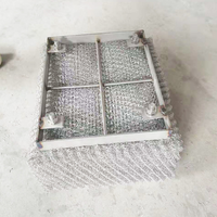 Éliminateur de brouillard en treillis métallique en acier inoxydable SS 316L sur mesure pour cuve de séparation pétrolière et gazière