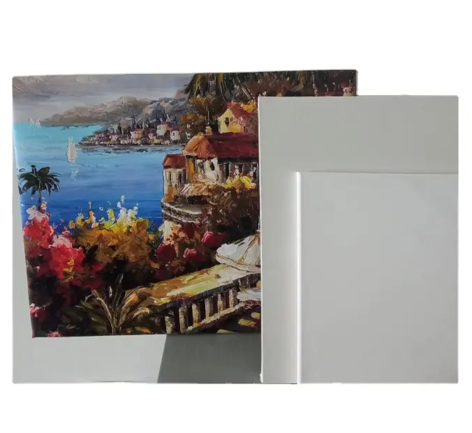 Wholesale Large Blank Linen Cotton Stretched Hand Painting Canvas Art Sets With Wooden Frame