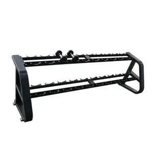 Commercial ฟิตเนสปรับ Dumbbell Rack ขาตั้งดัมเบลชุดโลหะ Rack