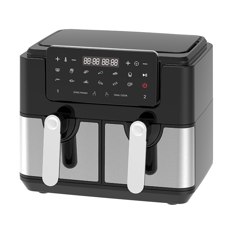 Multifunctional Air Fryer Healthy Oil Free Dual Baskets Digital Air Fryer Double Pot Electric Smart Air Fryer
