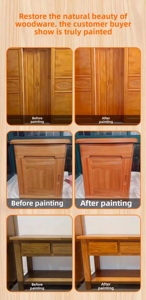 Nước dựa trên chống nấm mốc <span class=keywords><strong>Polyurethane</strong></span> sáp dầu chịu thời tiết hạt gỗ lớp phủ cho đồ gỗ ngoài trời Sàn Bàn chải sử dụng - Product Image 4