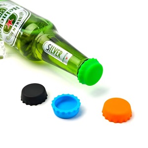 Reusable Eco-Friendly Washable Silicone Bottle Caps Bar Accessories Household Brewing <b>Stopper</b> Beer Storage Beverage Accessories - Product Image 1
