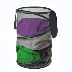 Cesto de Ropa Plegable de Malla con Asas de Fácil Apertura, Diseño Pop-Up, Ideal para Viajes, Compatible con Bolsas, para Uso en Baño y Armario - Product Image 4