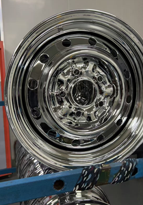 Ruote di Ricambio OEM per <span class=keywords><strong>Camion</strong></span> e Rimorchi Howo Nuove, <span class=keywords><strong>in</strong></span> <span class=keywords><strong>Lega</strong></span> di Alluminio Zincato, 8/10 Fori, 17*6*120 17.5 <span class=keywords><strong>22.5</strong></span> 24 - Product Image 5