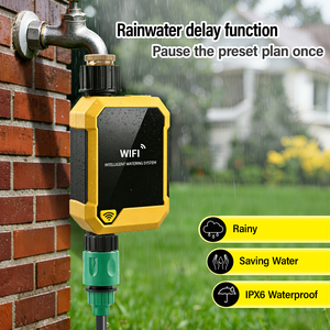 Temporizador de Riego Inteligente WiFi YAGO, Control por Voz y Aplicación, Temporizador de Riego por Aspersión WiFi Inteligente para Césped, Jardín, Patio - Product Image 3