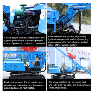 Machine à marteler les pieux solaires pour projet solaire - Product Image 4