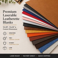 Feuilles de cuir synthétique vierges pour la découpe au laser, pour la fabrication de porte-clés, de portefeuilles, de sous-verres, épaisseur personnalisable, fabricant de feuilles de cuir synthétique laserables