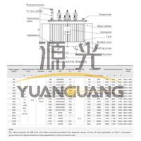 10kV 0.4kV 400kVA 500kVA 630kVA 800kVA 1000kVA Transformateur de distribution triphasé immergé dans l'huile extérieur Fournisseur de Chine