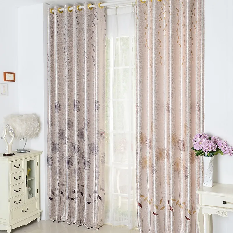 2020 New Fancy Design Wholesale Polyester Printed Window Curtain