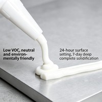 Scellant adhésif en silicone neutre de haute qualité de la marque YSD, résistant aux intempéries, pour la construction, le jointement général des joints, les espaces entre les fenêtres