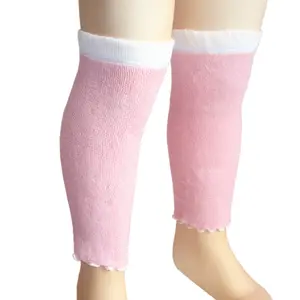सुंदर सर्दियों के बच्चों के टोल्डलर बेबी पैर गर्म बिक्री के लिए सफेद रेलिंग के लिए सफेद रंग के गर्म बाल मोजे घुटने के उच्च मोजे