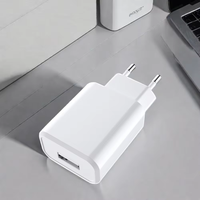 Adaptateur de charge rapide 5V 2.4A avec prise EU, best-seller, chargeur mural USB 12W pour téléphone portable, chargeur de voyage pour appareil photo, type C