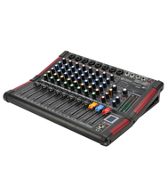 Mélangeur Audio professionnel 12 canaux USB DJ Console de mixage sonore 48V Phantom Powers Monitor Amplificateur mélangeur