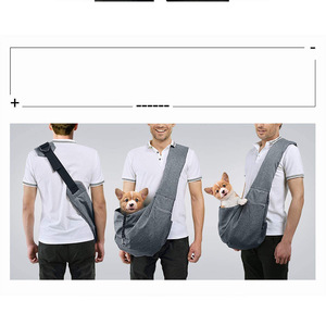 สายสะพายหิ้วสำหรับเดินทางของสัตว์เลี้ยง,กระเป๋าสะพายข้างแบบปรับสายได้ไม่ต้องถือ - Product Image 5