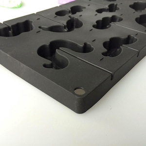 Silicone Mustache Cake Mold 10 Cavity Chocolate Lollipop Mold For Baking Decorating - Product Image 3