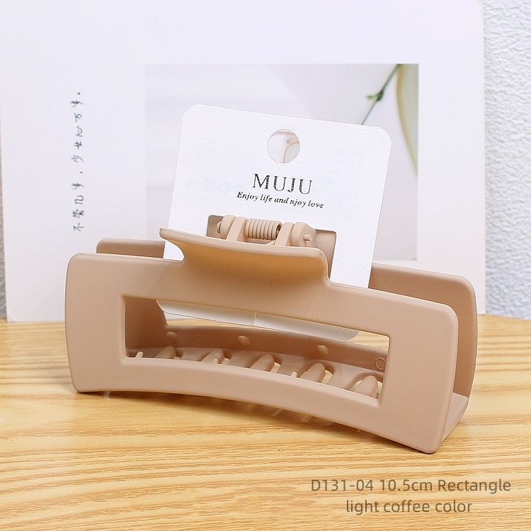 4# 10.5cm Rectangle light coffee color
