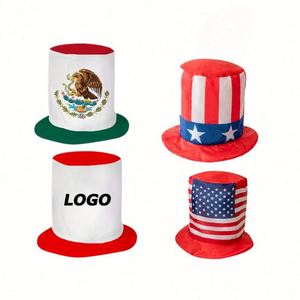 Gorra de Poliéster Personalizada 2026 - Artículos para Fanáticos del Equipo, Recuerdo Promocional, Gorra Patriótica - Product Image 1