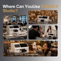 PodNEX AI Printer UV Otomatis A3 Flatbed untuk Casing Ponsel Plastik, Casing AirPods, Tag Hewan Peliharaan, Ornamen - Dikendalikan oleh Android