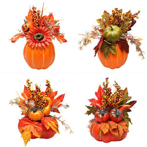 Offre Spéciale : Feuilles d'érable et baies en mousse de soie pour Thanksgiving, Halloween, Noël et la décoration - Product Image 6