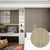 Contreplaqué mélaminé à grain de bois moderne, imperméable, résistant aux rayures, durable, contreplaqué stratifié de qualité E1 pour les armoires de cuisine