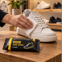 Lingettes pour chaussures OEM, boîte de présentation de 10 unités, marque privée