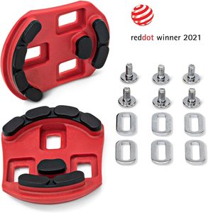 Pedales de Bicicleta de Carretera Bythlon con Calas y Eje Resistente de Cr-Mo - Product Image 1