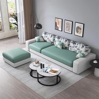 Best-seller Canapé en tissu Petit canapé de salon Bon marché Ensemble de canapés modernes en forme de L Canapé 3 places au design simple pour la maison