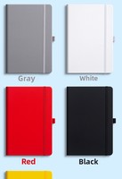 Carnet en similicuir rigide personnalisé avec logo, sangle de maintien, reliure sans fil, bloc-notes épaissi, agenda professionnel, 100 feuilles
