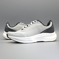 Chaussures de course d'extérieur pour hommes grandes tailles pour la salle de sport et l'été ; Tige synthétique, semelle intermédiaire en EVA, semelle extérieure en caoutchouc respirante, athlétique