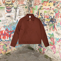 Veste bomber noire décontractée pour homme, imperméable, sur mesure, grande taille, en toile, avec fermeture éclair, teinte, design automne, en promotion
