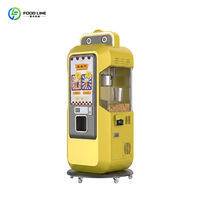 Machine à Popcorn Distributrice de Snacks Commerciale Sans Surveillance avec Décoration Lumineuse LED Personnalisable