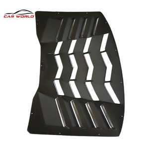 Car Rear <b>Window</b> Louvers <b>Cover</b> for 2016 2017 Auto Black Back <b>Window</b> Fit 2018 Exterior Parts - Product Image 4