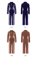Ensemble deux pièces pantalon et haut zippé pour femme, cardigan, pantalon de sport, tenue décontractée, survêtement nouvelle collection 2027
