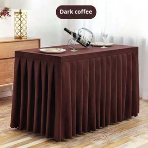 Elegant Pleated Skirt for Exhibitions and Events High Quality <b>Tablecloth</b> for Banquets and Conferences - Product Image 2