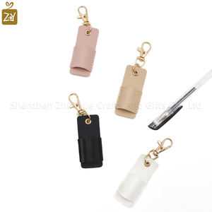 Держатель для ручек из искусственной кожи с металлическим зажимом - Product Image 4