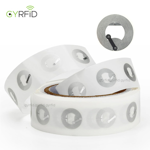 25 mét trong kho 13.56MHz HF RFID <span class=keywords><strong>NFC</strong></span> dán nfc213 chip vòng trong suốt RFID Sticker giá rẻ <span class=keywords><strong>NFC</strong></span> dán - Product Image 1