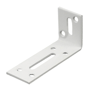 L'<span class=keywords><strong>étagère</strong></span> d'angle réglable industrielle rustique soutient le noir blanc en acier laminé à froid résistant S M L de forme L - Product Image 3