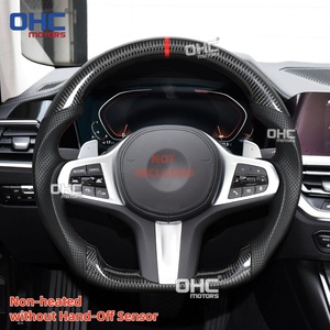 Volante Riscaldato in Vera Fibra di Carbonio per BMW Serie 3 G20, M3, M4, G80, G82, G83, G2x, G28, M340i, M440i, <span class=keywords><strong>M</strong></span> <span class=keywords><strong>Sport</strong></span>, G29 - Disponibile nel Magazzino USA - Product Image 6