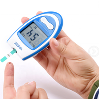 Medidores Digitales de Diabetes/Glucómetros y Tiras Reactivas Nuevas HQS